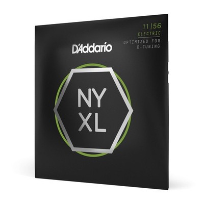 D'Addario Electric Guitar Strings, NYXL Nickel Plated, 1-Pack, black 