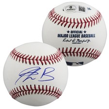 Giants Hunter Bishop Authentic Signed Manfred OML Baseball BAS #BT57746