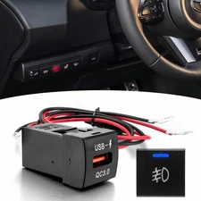 WEISEN 3.0QC USB Port+Fog Light Push Button Switch For Tacoma Tundra 4Runner 25+