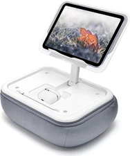 Lap Beanbag Kindle Pillow Stand with Silicone Pad,Angle Adjustable ipad Holder