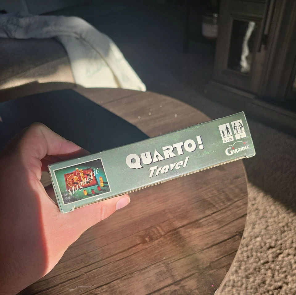 Quarto! Travel Board Game Wooden Travel Edition 1991 Gigamic sealed - Image 4 of 4