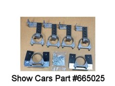 58 59 60 61 62 63 64 Chevy 2 12 Tail Pipe Universal Exhaust Hanger Kit Bracket