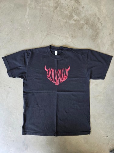 Polyphia Rock Band Devil Heart Black Tshirt Medium