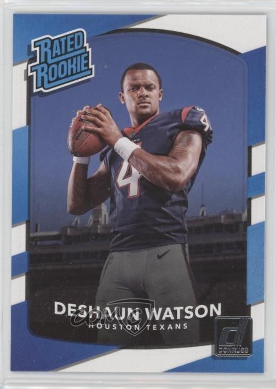 2017 Panini Donruss Rated Rookie Deshaun Watson #345 18ul