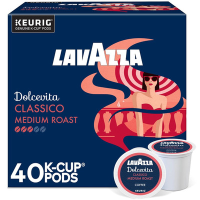 Dolcevita Classico, Single-Serve Keurig K-Cup Pods, Medium Roast Coffee, 40-Coun