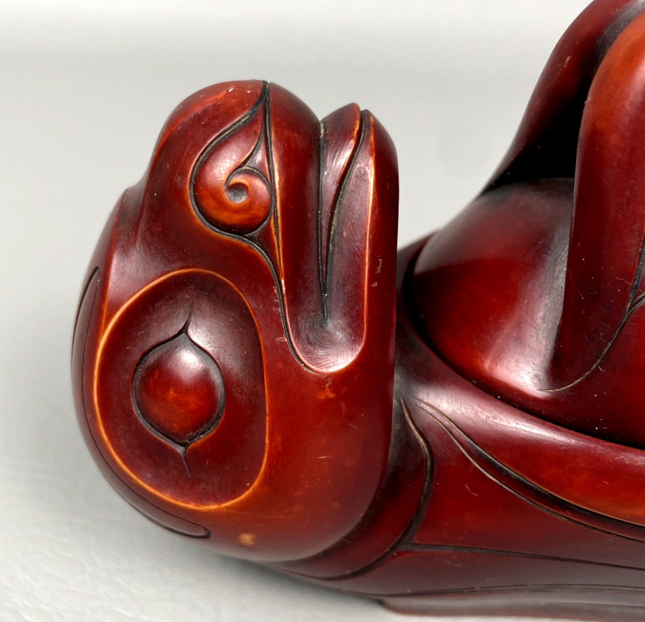 Boma Haida Seal Spirit Box Resin Thomas McPhee Canada