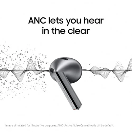 AURICULARES BLUETOOTH INALÁMBRICOS VERDADEROS SAMSUNG GALAXY BUDS 3 AI - PLATEADOS Foto 4 de 4