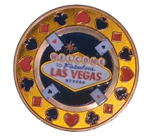 1 Oz Ounce Copper Round Las Vegas Nevada 4 Aces Four of a kind xmas gift