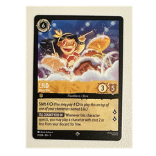 Disney Lorcana Lilo Rock Star Floodborn Hero 17/204 EN Pack Fresh NM