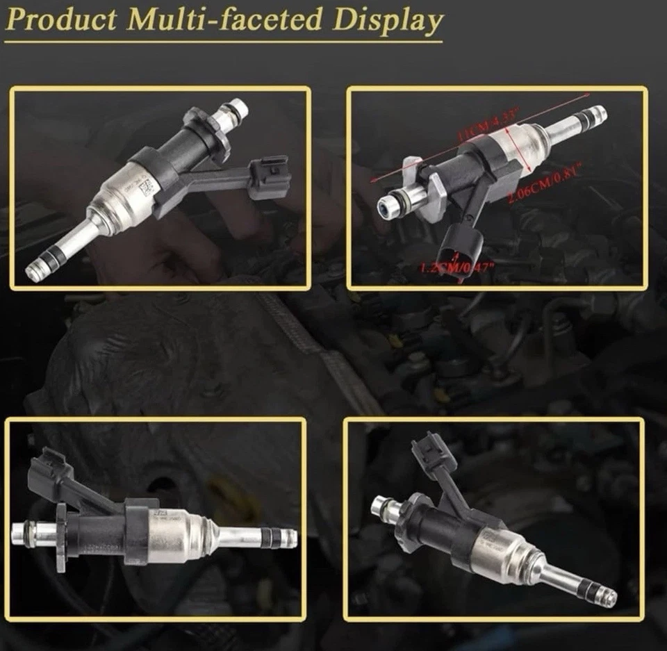 8x OEM Set Fuel Injectors for 2015 2016 2017 GMC Yukon 5.3L V8 A12668390 - Image 3 of 4