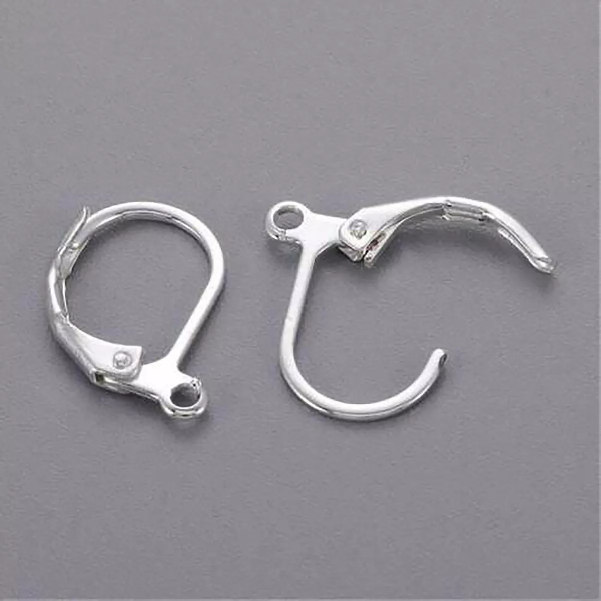 x10 Earrings Silver Hypoallergenic Lever Back Leverback Ear Hooks