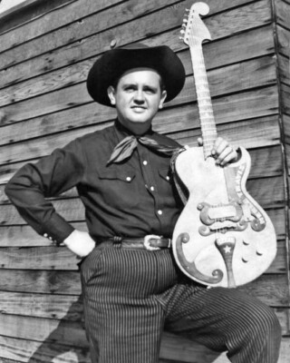 Country Singer MERLE TRAVIS Glossy 8x10 Photo Poster Western Swing