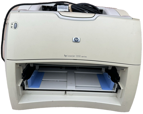 HP LaserJet 1200 Workgroup Laser Printer 9k page count power and USB cable Toner - Picture 3 of 8