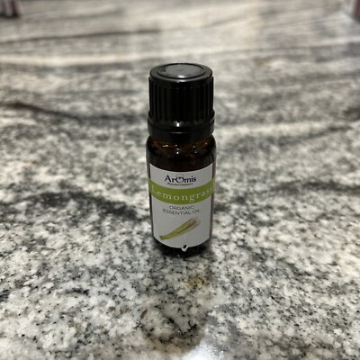 Organic lemongrass essential oil 10 mL by Aromis aromatherapy