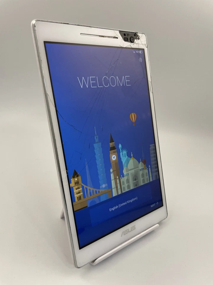 Asus Zenpad 8.0 Z380M P00A Pink Wi-Fi 8GB 5MP 1GB Ram Android Tablet Cracked - Image 2 of 4