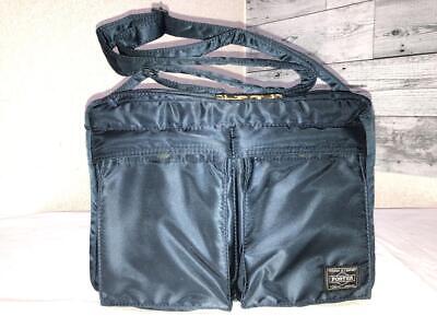 Porter Tanker Shoulder Bag L Iron Blue Yoshida | eBay Porter Tanker Shoulder Bag L Iron Blue Yoshida | eBay