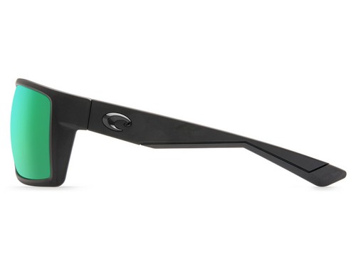 COSTA DEL MAR REEFTON BLACKOUT GREEN MIRROR 580G POLARIZED 64 mm SUNGLASSES - Picture 3 of 10