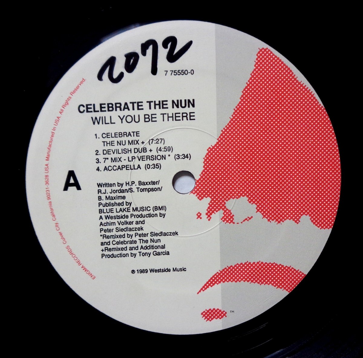 Celebrate The Nun – Will You Be There 1989 Enigma US 12” House
