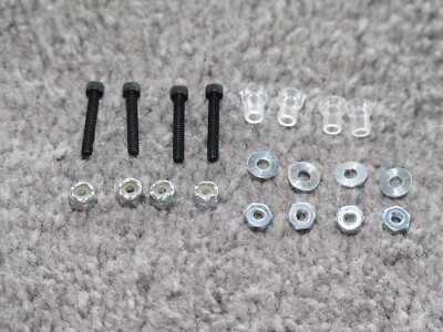ASC6004 TEAM ASSOCIATED RC10-CC CLASSIC CLEAR KIT FRONT REAR SHOCK MOUNTS