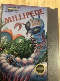 Millipede 1985 Original NES Game W Instruction Sleeve Former Rental Game Tested