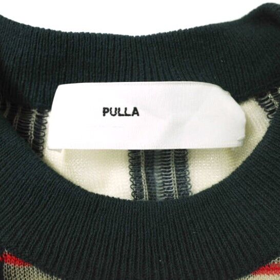 TOGA PULLA 18SS Check knit pullover TP81-XN215 36 beige TOGA PULLA 18SS Check knit pullover TP81-XN215 36 beige