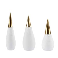 RäDer Living Santa Gold 3Er Weihnachtsmann Deko Nikolaus Porzellan Weihnachten