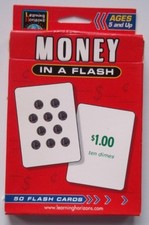 New MONEY IN A FLASH - 50 Flash Cards - LEARNING HORIZONS Coins, Activities
