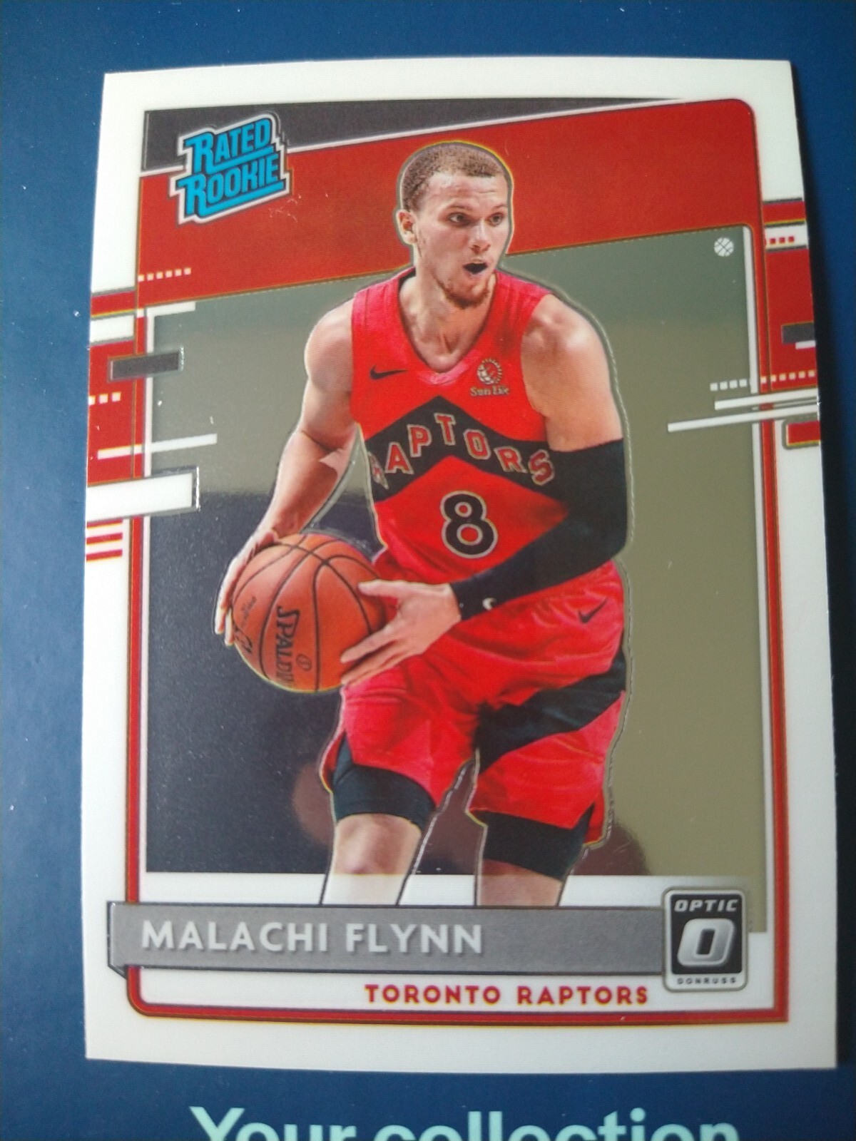 2020-21 Donruss Optic Malachi Flynn #179 Toronto Raptors Rated Rookie RC