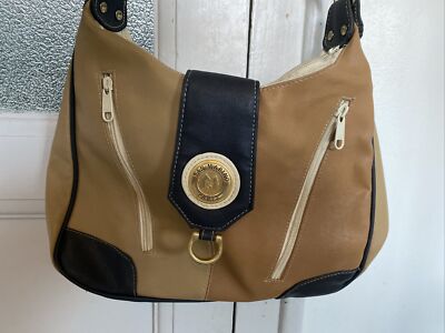 Sac Besace En Cuir Vintage Pour Femme - Occasion, Couleur Marron, Style Rétro