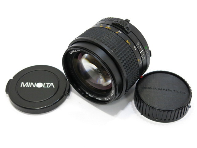 Ex+5] MINOLTA NEW MD 50mm F1.2 MF Manual Focus Prime Standard Lens