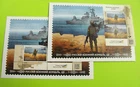 2022 Ukraine 2 x Maxi Cards F+W "Russian Warship... DONE!" FDC, maximum postcard