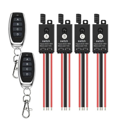 Secure Mini Wireless Switch 12V with Learning Code - Ideal for Various Devices