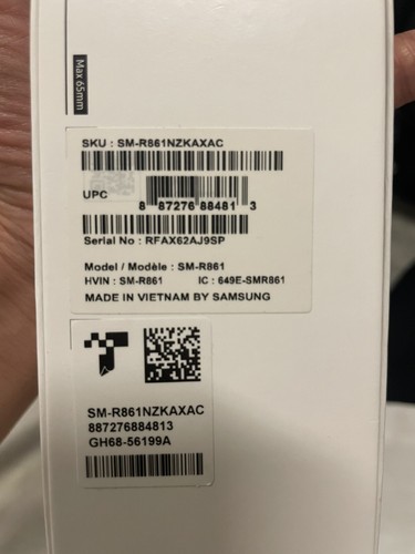 Samsung SM-R861NZKAXAC Galaxy Smart Watch FE 40mm, Black - Picture 7 of 7