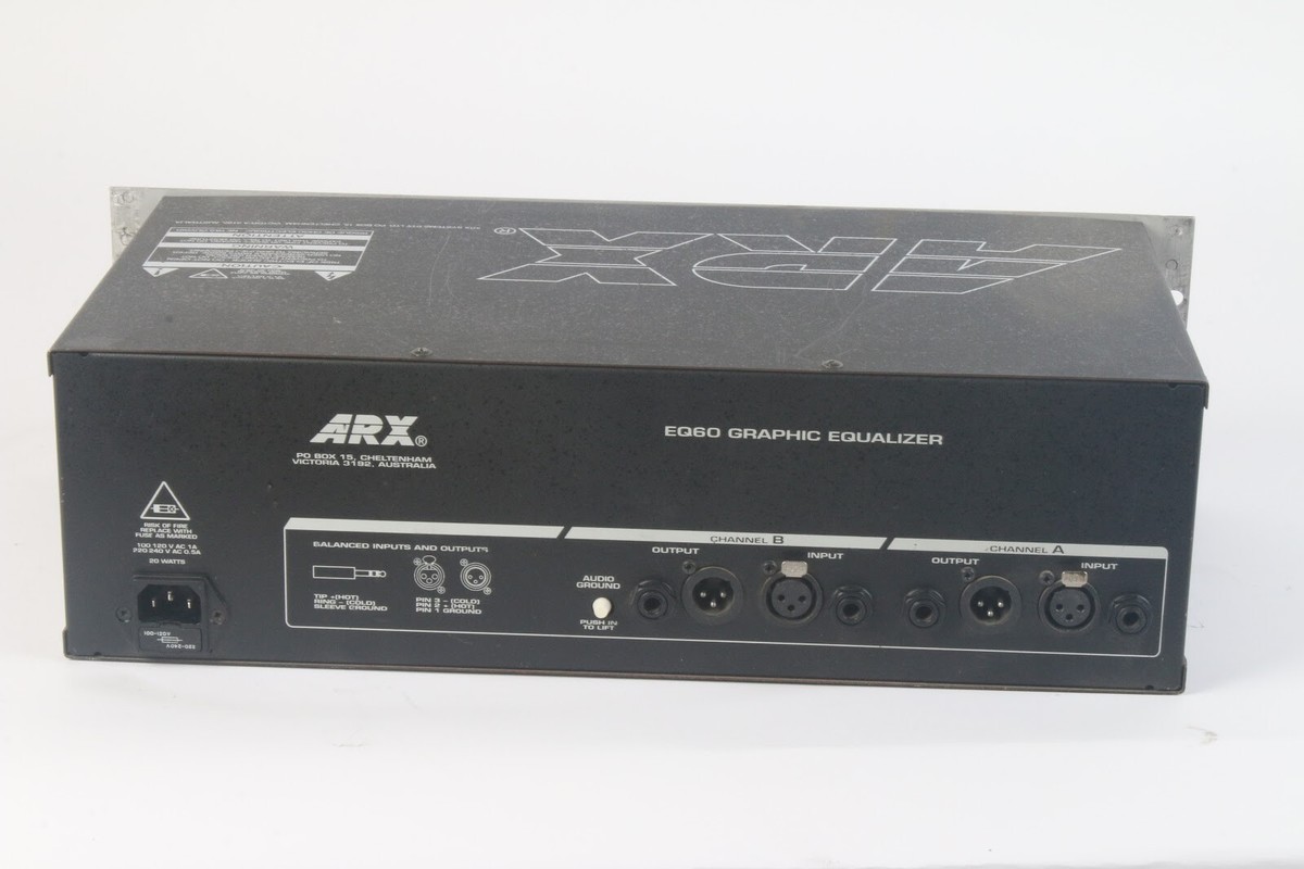 Arx EQ 60 Dual Channel Graphic Equalizer EQ60 for sale online | eBay