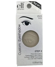 E.l.f. Elements Custom Eye Shadow, 2503 Ivory, 0.05 Oz