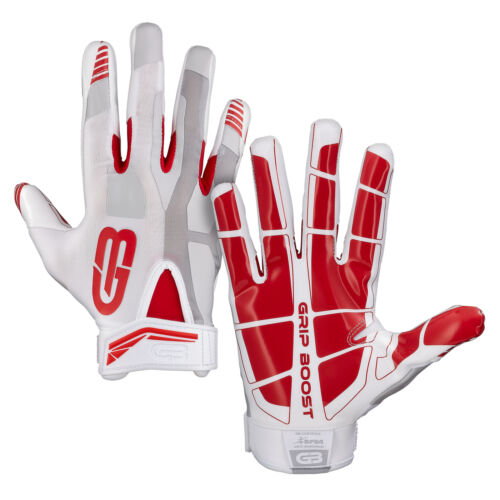 Grip Boost Football Gloves Mens #1 Grip Stealth Pro Elite - Adult Sizes - Picture 1 of 20
