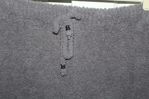POL grau Berber Fleece kuschelige Kordelzug Lounge Hose Jogginghose Größe Large - Bild 9 von 14