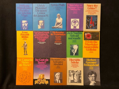 SAMMLUNG PAKET - 60 x Suhrkamp Taschenbuch - Hesse, Plath, Hildesheimer u.v.a.