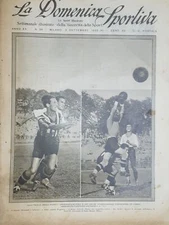 Rivista Sport - La Domenica Sportiva N. 36 - Partita Ambrosiana - Austria - 1933