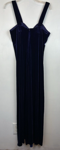 Velour Dress Womans 14-16 Jacket Purple Whimy Goth Fairy Grunge Slit Dark Fem - Picture 4 of 13