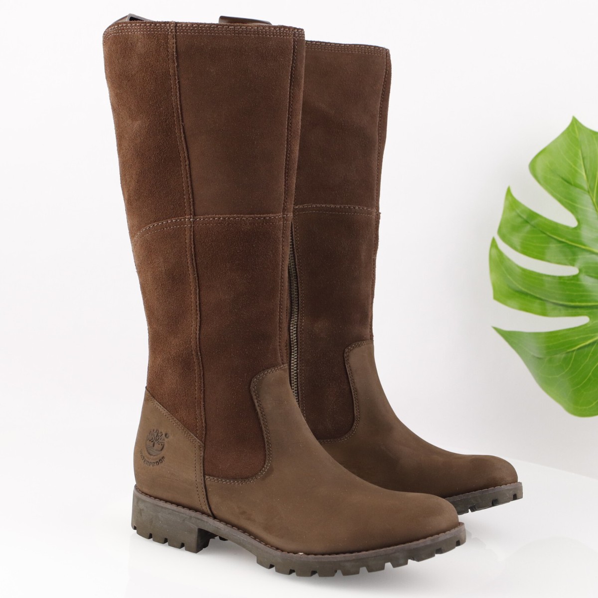 Suede Womens Timberland Boots Tall Timberland Women's Mid Calf