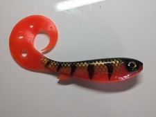 East Field Lures,Softplastic Swimbait, 6inch,Wingman Curly tail 
