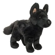 Douglas Harko 8" Black German Shepherd Plush Stuffed Animal Dog