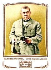 Booker T. Washington civil Rights 2009 Topps Card /274