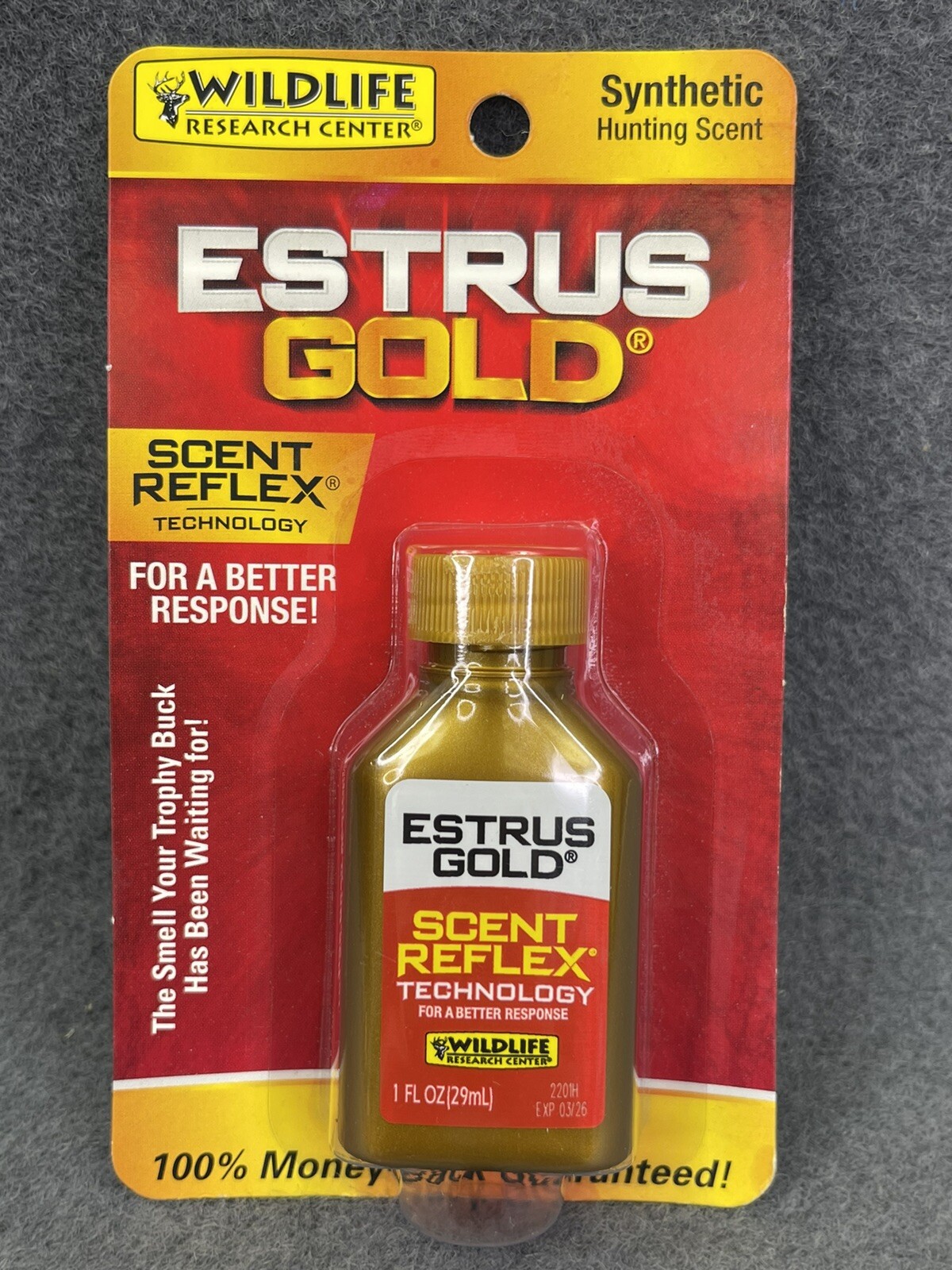 Wildlife Research Center Estrus Gold Synthetic Hunt Scent 1 fluid oz