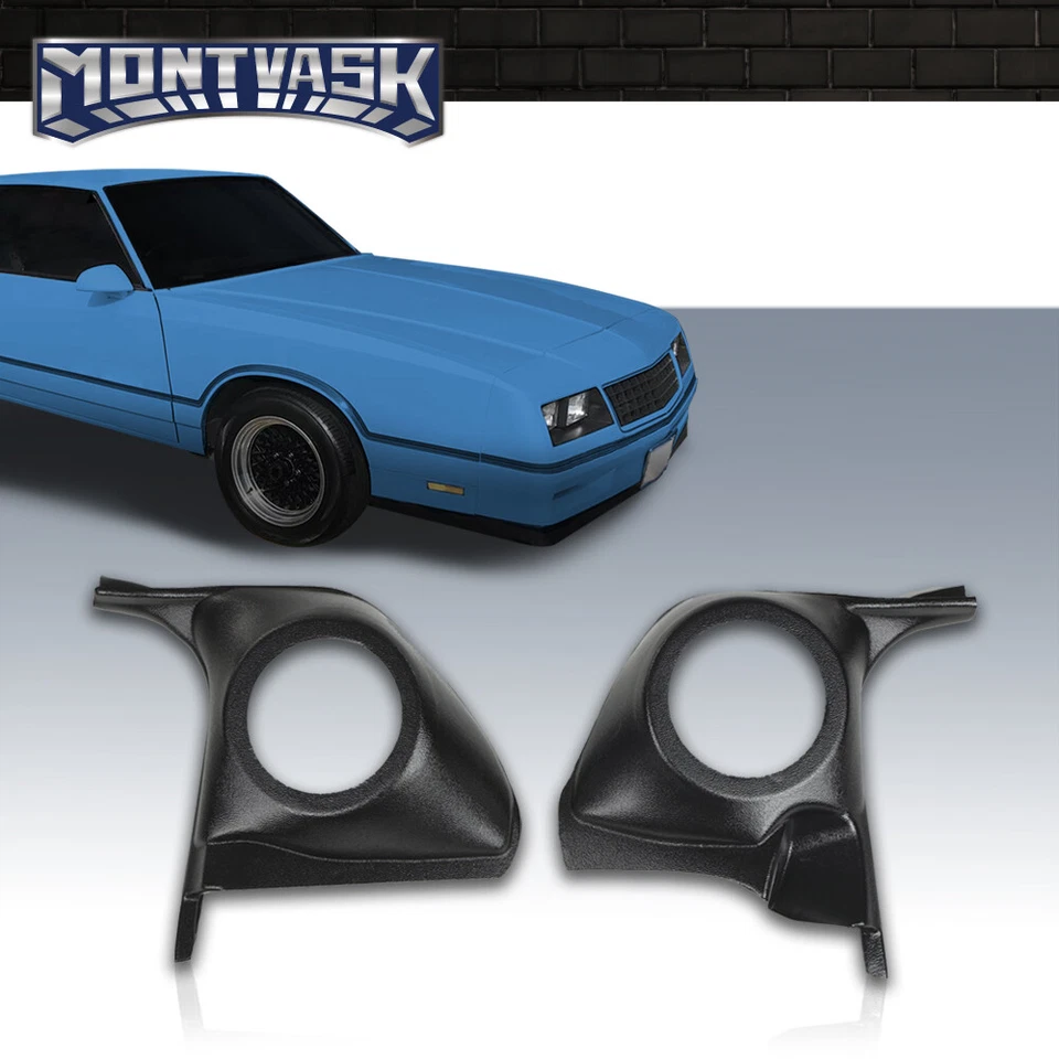 Fit For 78-88 Monte Carlo Malibu Regal Cutlass Speaker Kick Panels Left+Right - Image 2 of 4