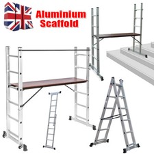 Winholder Multi Purpose DIY Working Platform Aluminium Scaffold Ladder Extension