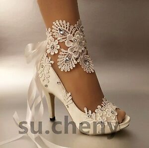 3 heel wedding shoes