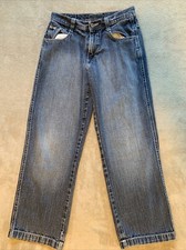 Vintage Southpole Jeans 4180 Baggy Style Youth Boys Size 14 28x26 Blue Skater