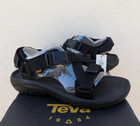 TEVA BLACK HURRICANE VERGE STRAPPY SPORT WATER SANDALS, MEN US 12/ EUR 45.5 ~NEW